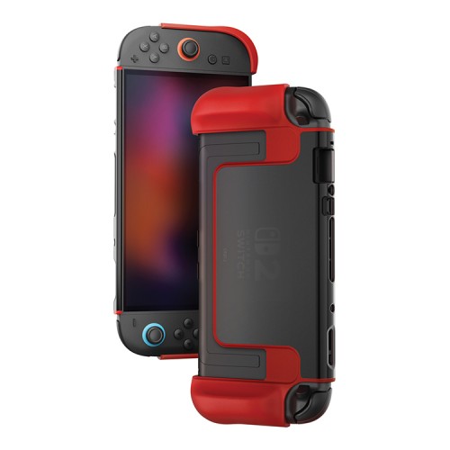 Uniq для Nintendo Switch 2 чехол ByteArmor cover Pixel Red