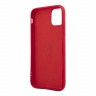 Чехол U.S. Polo Assn. Liquid Silicone Vertical Logo Hard для iPhone 11 Pro Max, красный