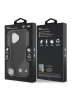 BMW для iPhone 17 чехол M-series PU Carbon/Smooth Metal logo Hard Black/Grey (MagSafe)