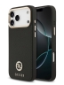 Guess для iPhone 17 Pro чехол PU Grained 4G Diamond metal logo Gold camera Hard Black (MagSafe)