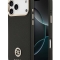 Guess для iPhone 17 Pro чехол PU Grained 4G Diamond metal logo Gold camera Hard Black (MagSafe)