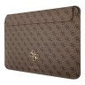 Чехол Guess Sleeve 4G Big metal logo для ноутбука до 13"/14", коричневый
