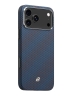 BlueO чехол для iPhone 17 Pro, Tactile Woven Armor Aramid fiber (Kevlar) Galaxy Blue (MagSafe)