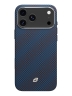 BlueO чехол для iPhone 17 Pro, Tactile Woven Armor Aramid fiber (Kevlar) Galaxy Blue (MagSafe)