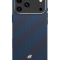 BlueO чехол для iPhone 17 Pro, Tactile Woven Armor Aramid fiber (Kevlar) Galaxy Blue (MagSafe)