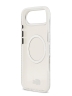 Lacoste для iPhone Air чехол ShockProof Lacquer Metal logo Hard Frosted Clear/White (MagSafe)
