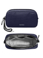 Tomtoc Travel сумка для аксессуаров Light-T12 Electronic Accessory Pouch S 1L Navy Blue