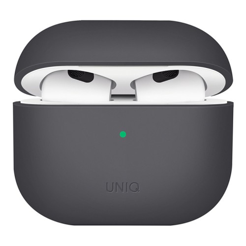 Чехол Uniq LINO Liquid silicone для AirPods 3 (2021), серый