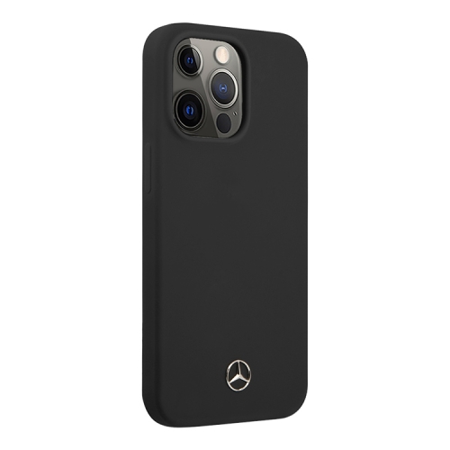 Mercedes Liquid Silicone Hard для 13 Pro Max, черный MEHCP13XSILBK