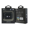 BMW для Airpods Pro 3 чехол M-series PU carbon Double metal logo Black