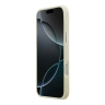 DKNY для iPhone 17 Pro Max чехол PU Large Embossed Vertical logo Metal camera Hard White