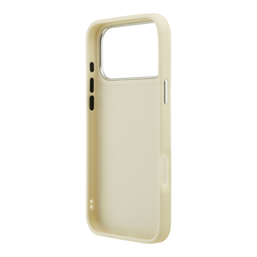DKNY для iPhone 17 Pro Max чехол PU Large Embossed Vertical logo Metal camera Hard White