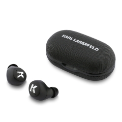 Karl Lagerfeld Наушники TWS Bluetooth PU Saffiano ENC Black