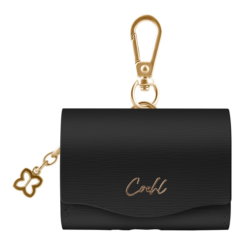 Uniq для Airpods Pro 1/2/3 чехол COEHL Mirelle Wallet case Ebony Black