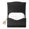 Uniq для Airpods Pro 1/2/3 чехол COEHL Mirelle Wallet case Ebony Black