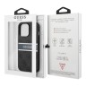 Чехол Guess 4G Stripe printed logo Hard для iPhone 14 Pro Max, серый