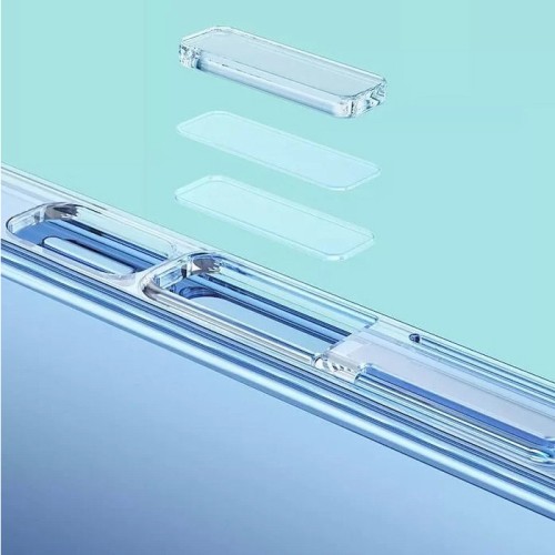 Чехол Baseus Magnetic Crystal Ultra-Thin PC case +Tempered glass для iPhone 14, прозрачный (MagSafe)