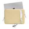 Чехол-папка Tomtoc Defender Laptop Sleeve A13 для Macbook Pro/Air 14-13", желтый
