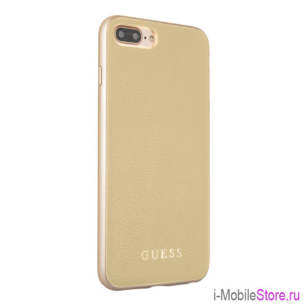 Чехол Guess Iridescent Hard для iPhone 7 Plus/8 Plus, золотой