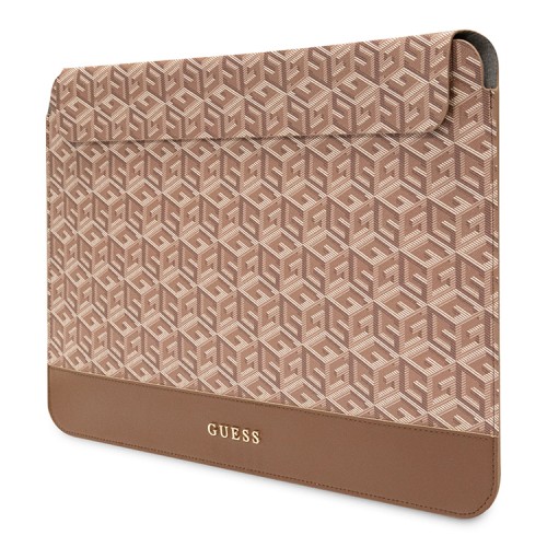 Чехол Guess Sleeve G CUBE для ноутбуков 13-14", коричневый