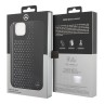 Чехол Mercedes Liquid Silicone Stars Horyzontal Hard для iPhone 14 Plus, черный