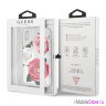 Чехол Guess Flower desire Transparent Hard для iPhone X/XS, Tricolor Roses (белый фон)