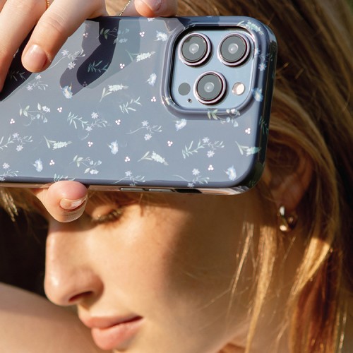 Uniq для iPhone 15 Pro чехол COEHL Prairie Lavender Blue (глянец)