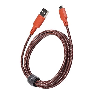EnergEA Nylotough USB-A/micro-USB (1.5 м), красный CBL-NTAM-RED150