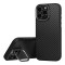 Uniq для iPhone 16 Pro Max чехол KEVA Max Kevlar with Camera stand Black (MagSafe)