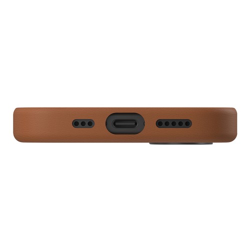 Uniq для iPhone 16 Pro чехол кожаный Lyden Caramel (Magsafe)