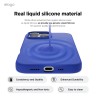 Elago для iPhone 16 Pro чехол Soft silicone (Liquid) Cobalt Blue