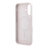 Karl Lagerfeld для iPhone 16 чехол Liquid Silicone NFT Karl & Choupette Hard Pink (MagSafe)