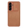 Nillkin для Galaxy S25 чехол QIN Pro Booktype Brown