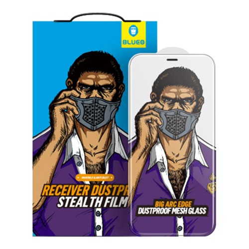Защитное стекло BLUEO Dustproof Full Cover для iPhone 12 Pro Max, прозрачное