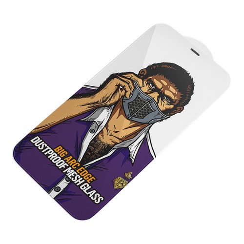 Защитное стекло BLUEO Dustproof Full Cover для iPhone 12 Pro Max, прозрачное