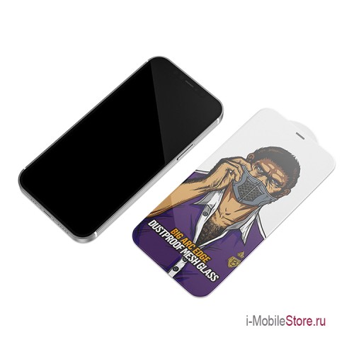 Защитное стекло BLUEO Dustproof Full Cover для iPhone 12 Pro Max, прозрачное