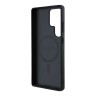 Guess для Galaxy S25 Ultra чехол PU Flowers Roses Hard Black (MagSafe)