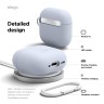 Elago для AirPods 4 чехол Silicone Hang case Light Blue
