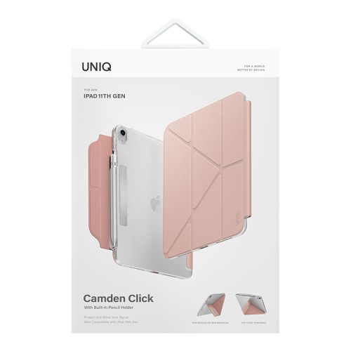Uniq чехол для iPad 11(2025) / 10.9(2022) Camden Click Pink