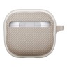 Uniq для Airpods 4 чехол CLYDE Lock case Mist Grey/Khaki