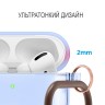Чехол Elago Clear Hang case для AirPods Pro, Aqua