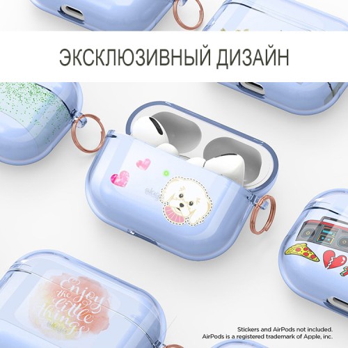 Чехол Elago Clear Hang case для AirPods Pro, Aqua