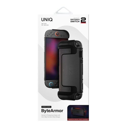 Uniq для Nintendo Switch 2 чехол ByteArmor cover Quantum Black