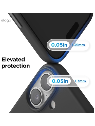 Elago для iPhone 17 чехол Magnetic Silicone Black (MagSafe)
