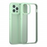 Чехол BlueO Crystal Drop для iPhone 12 | 12 Pro, зеленая рамка