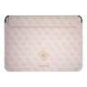 Чехол Guess Sleeve 4G Big metal logo для ноутбука 13"/14", розовый