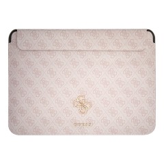 Чехол Guess Sleeve 4G Big metal logo для ноутбука 13"/14", розовый