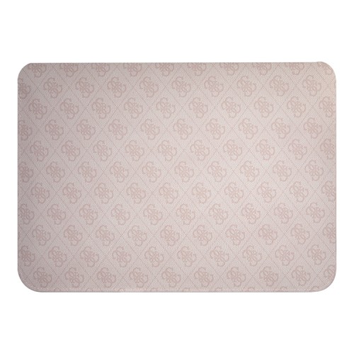 Чехол Guess Sleeve 4G Big metal logo для ноутбука 13"/14", розовый