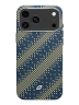 BlueO чехол для iPhone 17 Pro, Tactile Woven Armor Aramid fiber (Kevlar) Galaxy Green (MagSafe)