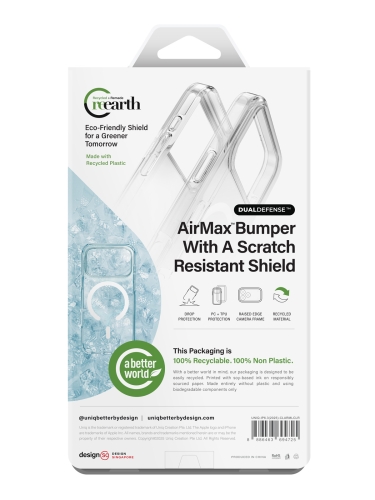 Uniq для iPhone 17 чехол Clario Lucent Clear (MagSafe)